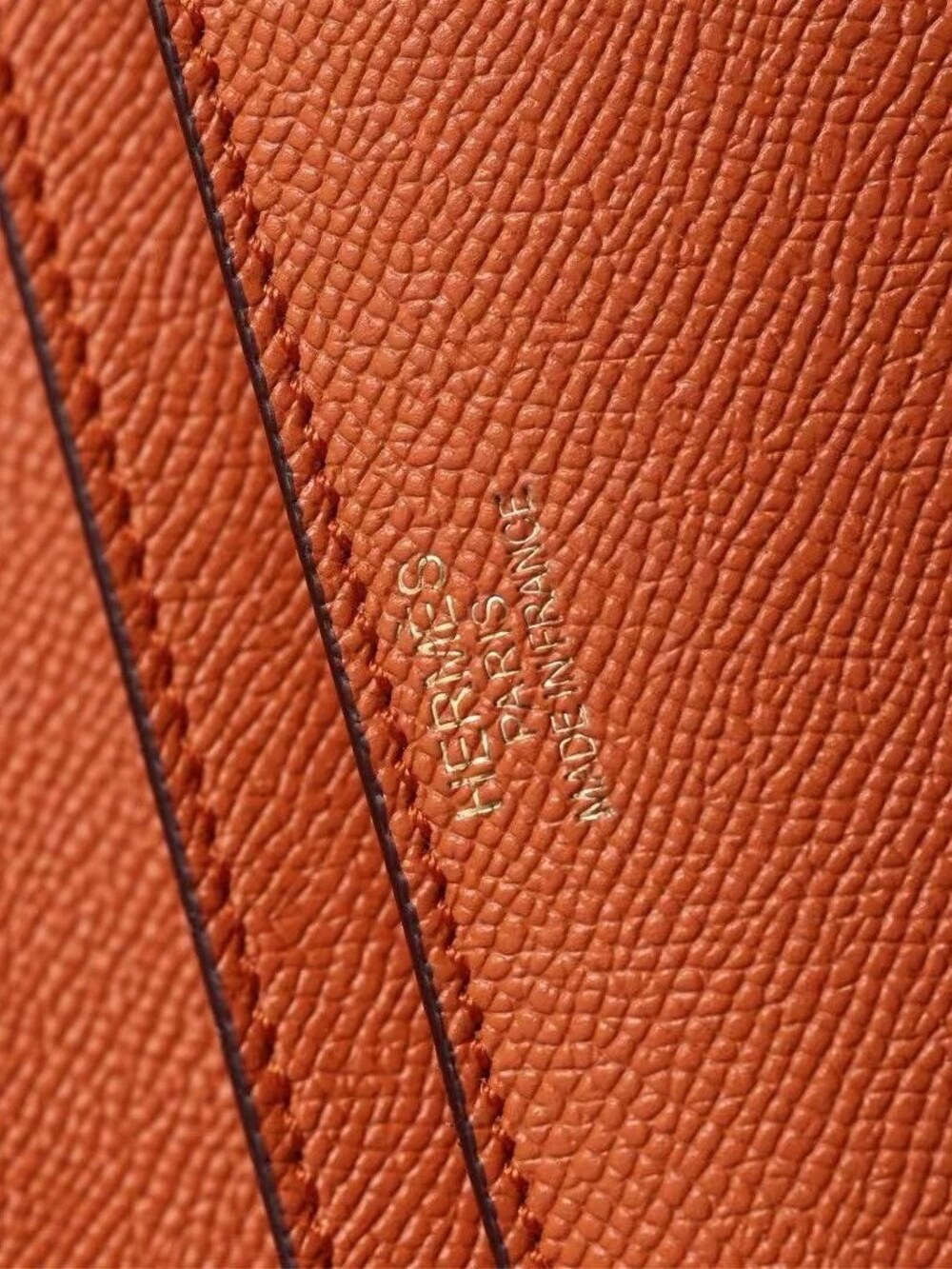 Hermes Palladium Hardware Constance Crossbody in Gold Grained Epsom Leather - Picture 7 of 8